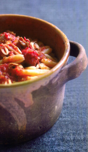 Gnocchetti Sardi con Sugo di Salsiccia e Pomodoro