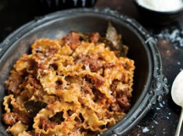 Mafalde al Ragu di Agnello