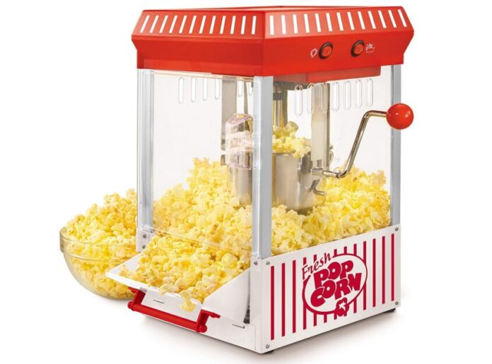 Máquina De Palomitas Para Fogón - Funciona Con Gas Y Eléctrico, Acero Inoxidable, Diseño Clásico