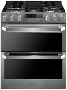LG LUTD4919SN 7.3 Cu.ft. Dual Fuel - Double Oven Range with ProBake Convection