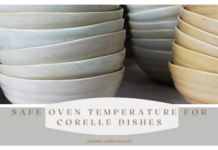 Corelle Dishes in oven