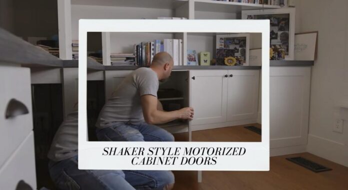 Shaker Style Motorized Cabinet Doors