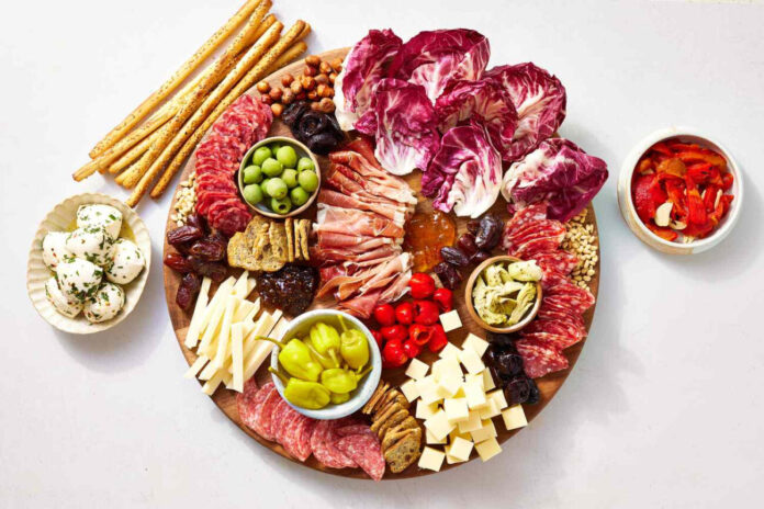 Simple Italian Antipasto Board